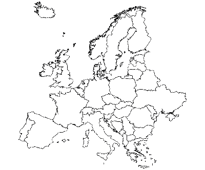 Europe Map Outline Transparent Map Clipart Map Europe Map Map Europe ...