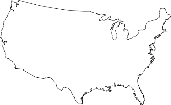 us map outline